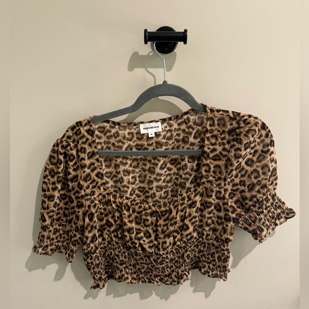 Superdown Leopard Top